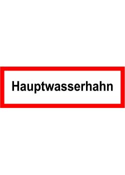 Brandschutz - "Hauptwasserhahn"