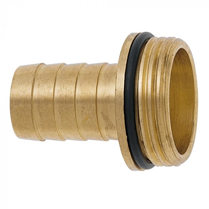 GEKA® plus 1/3 hose fittings - brass - with collar and O-ring NBR - external thread G 1/2 to G 1 1/2 inch - price per piece