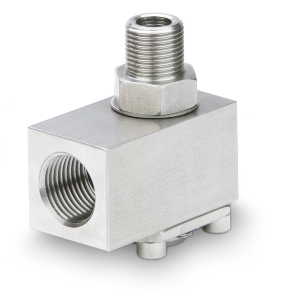 Angle swivel joint WDTH/VA - stainless steel V2A - 1/4" to 1" - DN 5 to 24 mm - max. 200 to 600 bar