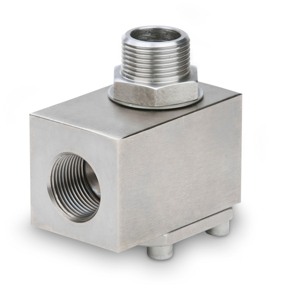 Angle swivel joint WDTH/VA - stainless steel V2A - 1/4" to 1" - DN 5 to 24 mm - max. 200 to 600 bar