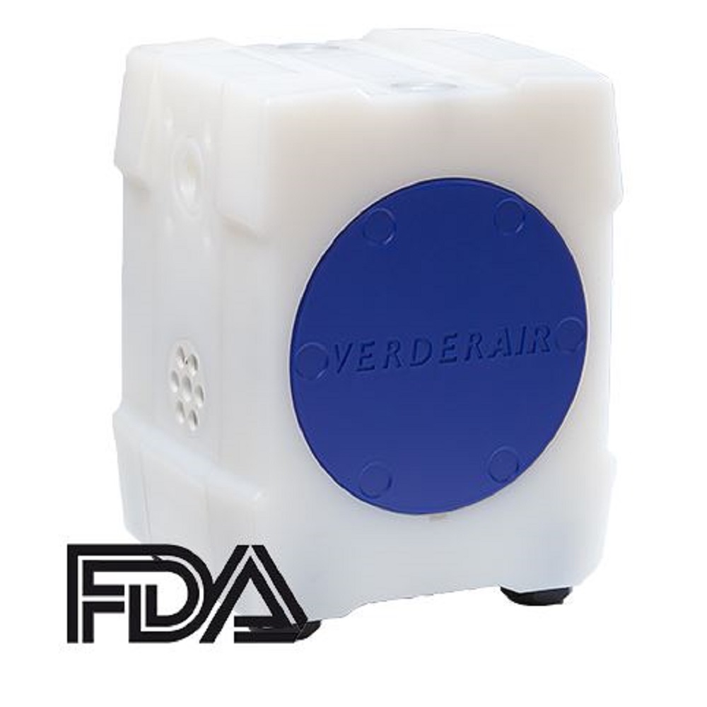 Pompe à membrane à air comprimé Boîtier PE / PTFE Verderair VA50 Pure - 7 bar - 660 l / min - Conforme à la FDA