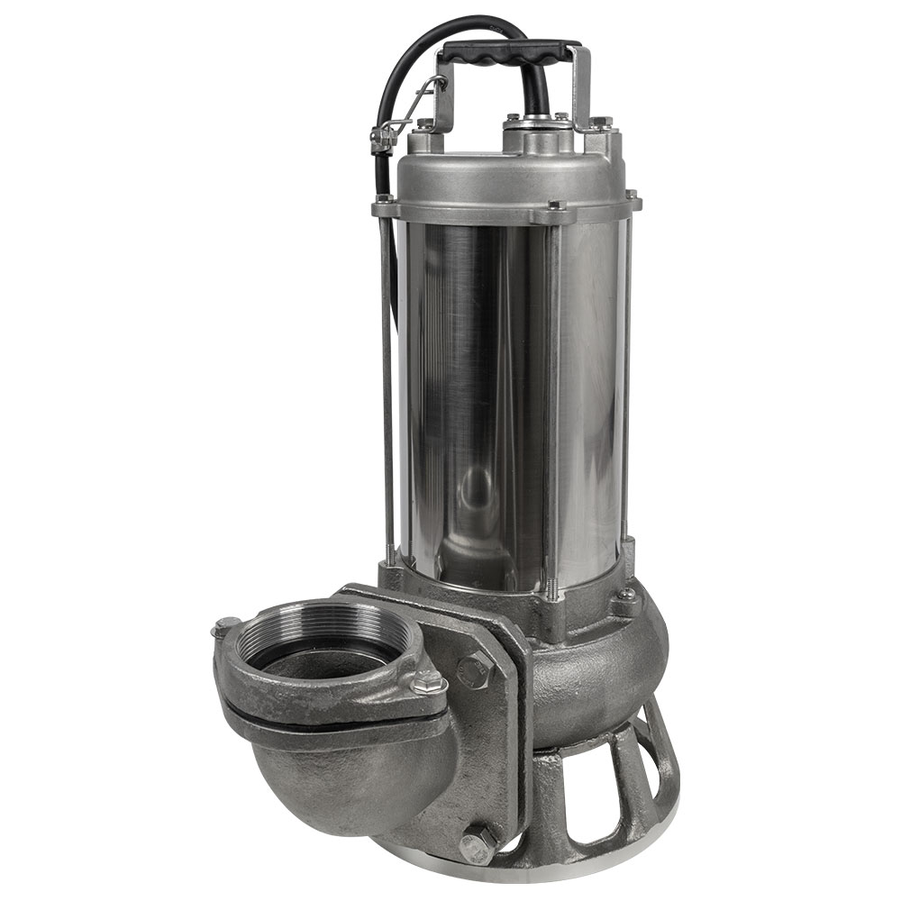 Vortex Niro waste water pump - stainless steel - max. 2.2 kW - max. 1120 l/min - float switch at 230 V