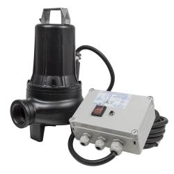 Schmutzwasserpumpe Vortex Atex - max. 1,1 kW - max. 500 l/min - 10 m Kabel - Schwimmschalter optional