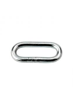 Oval link - galvanized - thickness 6mm - length 40 to 70 mm