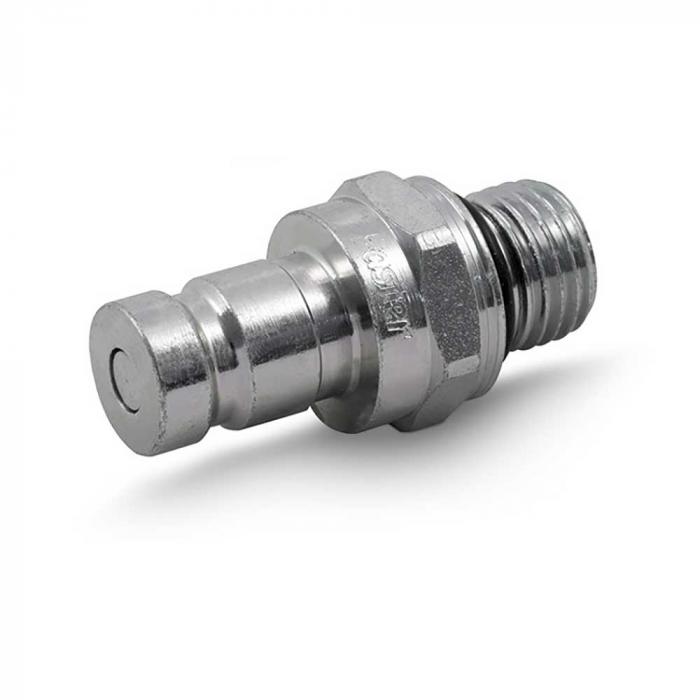 Plug ST-DF - chrome-plated steel - plug-in coupling - DN 3 - size 4 - size 1 - NPT / metr. thread