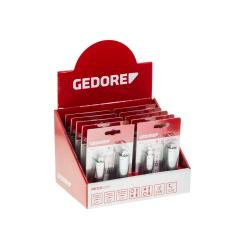 Gedore red adapter set - 10 piece sales display - Price per display