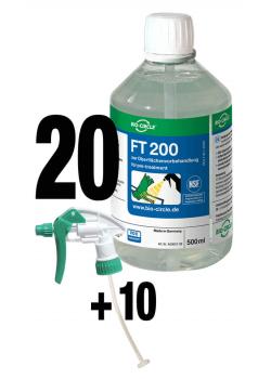 Rengöring FT 200 - vattenhaltig-alkalisk - klar att använda - 500 ml - VOC-reducerad - VE 20 st - pris per VE