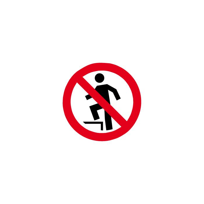 Prohibition sign "Keep off" diameter 5-40 cm