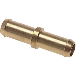 Straight push-in connector - 4mm/4mm internal - brass