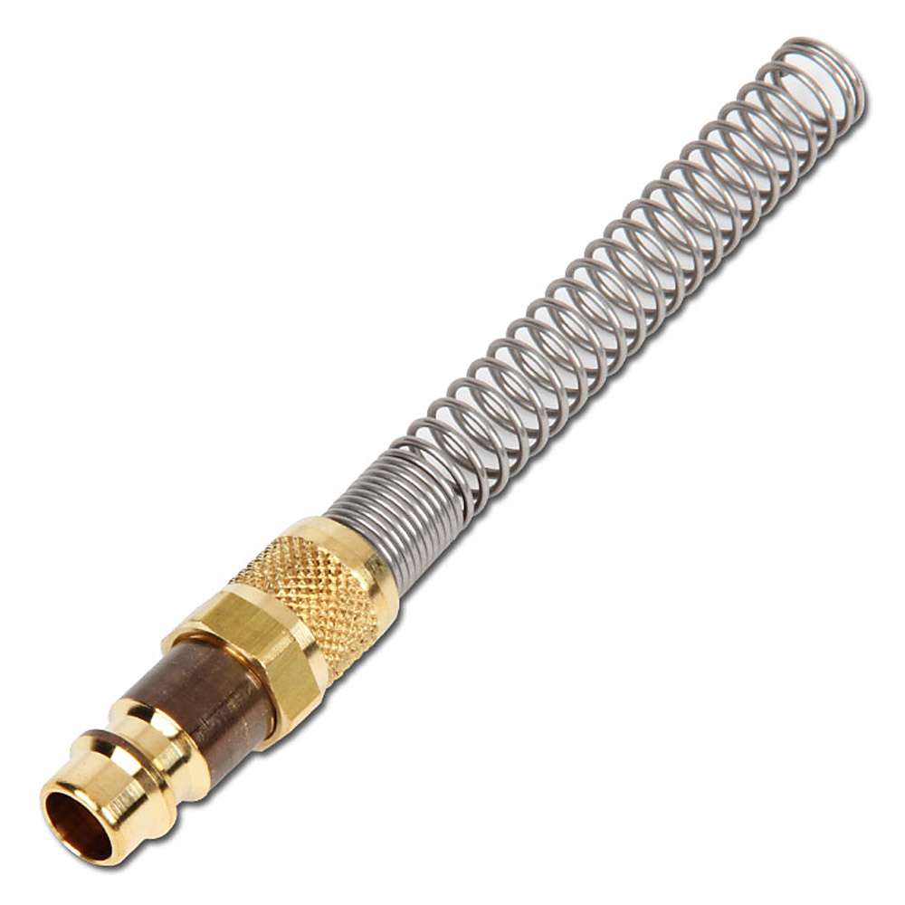 Brass Plug Nipple - DN 7,2 - With Anti-King Spring