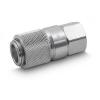 ST-DF socket - Chrome-plated steel - DN 3 - Size 4 - NPT IT / metr. IG - according to ISO 15171-1