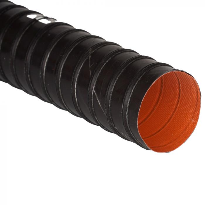 Avtrekksslange OHL-Flex® SIL 2 - NW 13 til 305 - utvendig svart, innvendig rød - lengde 4 m