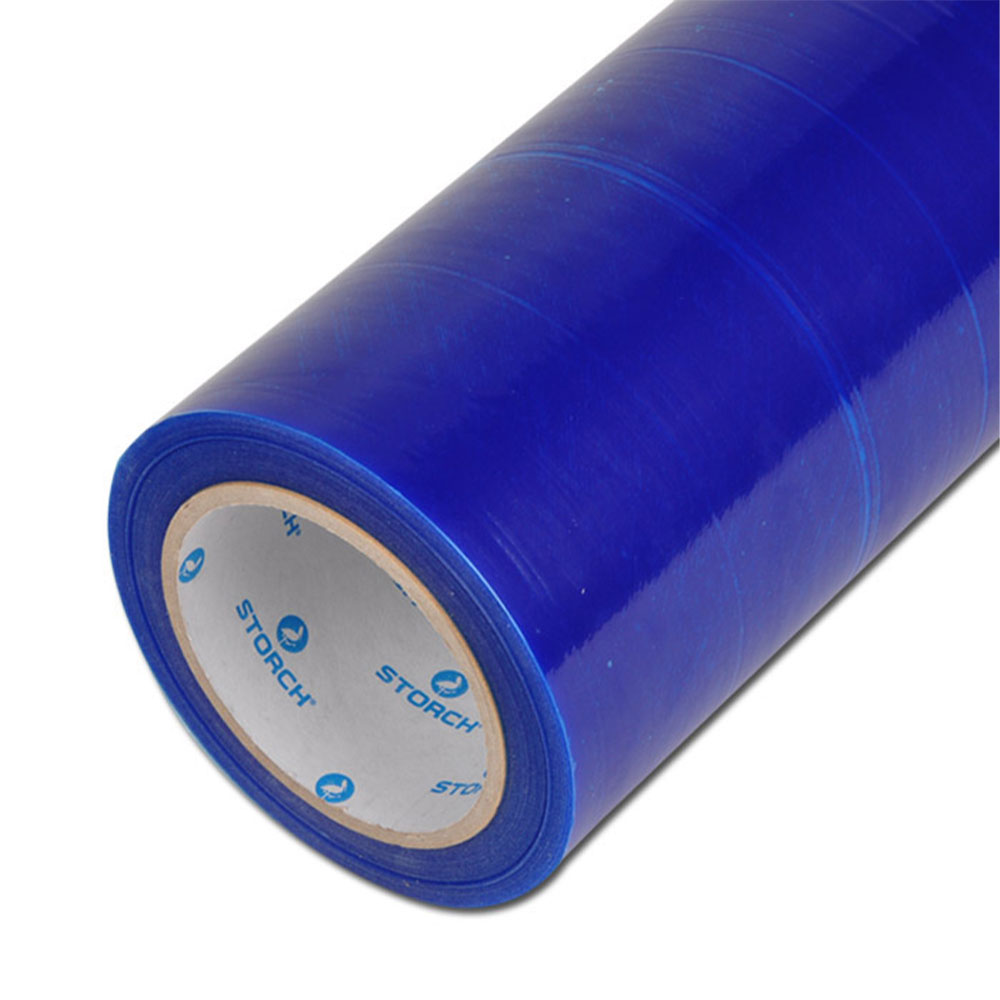 Glasschutzfolie - blau oder transparent - Breite 25 bis 100 cm - Länge 100 m - VE 1 oder per 4 Rollen - Preis per VE