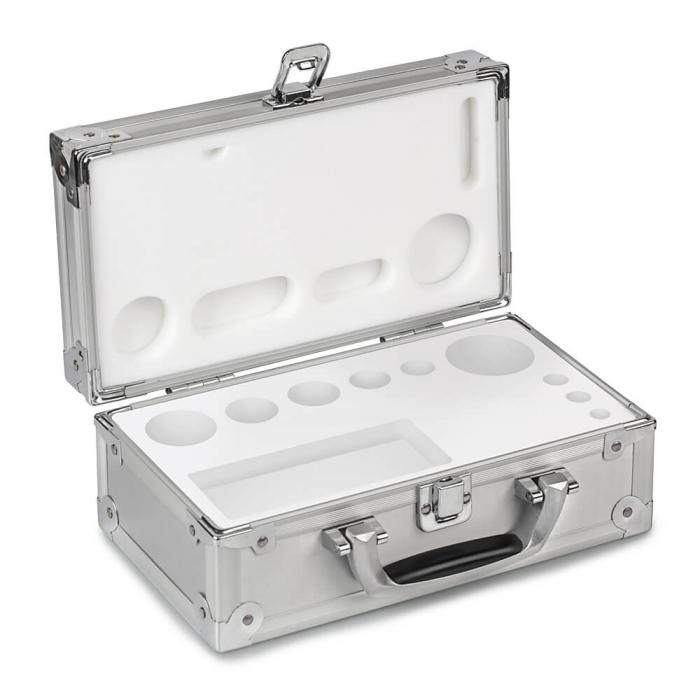 Aluminum case - standard weight sets - classes E 1 to M 2