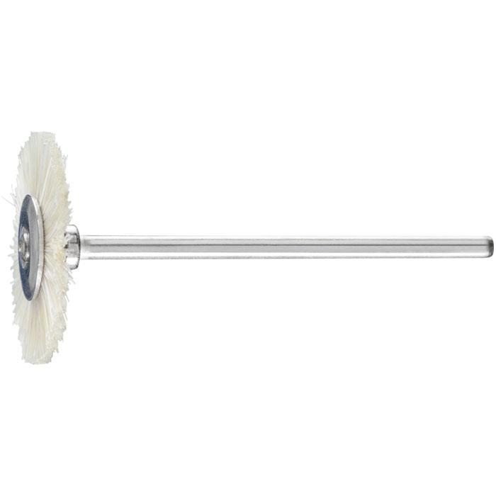 Rund børste - PFERD - børste diameter 16-22 mm - med hvit naturbust