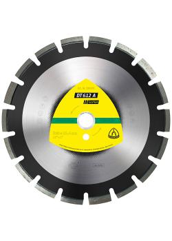 Diamond cutting disc DT 612 A - diameter 300 to 500 mm - bore 25.4 mm - laser welded - wide teeth - price per piece
