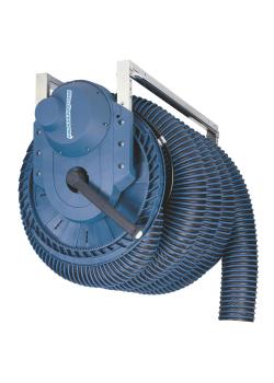 Exhaust hose reel Basic - type F - with hose type NTP - Ø 100 mm - length 5 and 7.5 m
