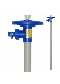 Pumpwerk - Edelstahl - Edelstahl-Welle - mit Rotor oder Impeller - Ø 41 mm - Tauchrohrlänge 1800 oder 3000 mm