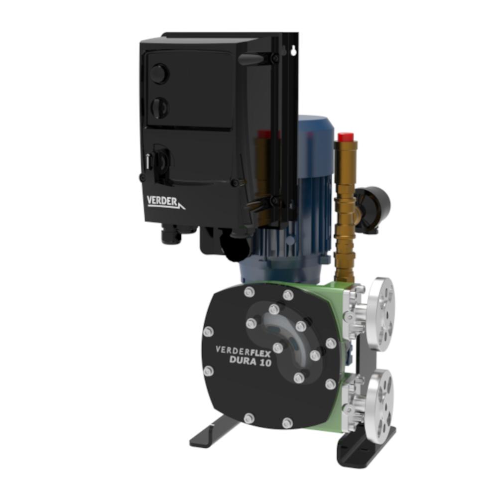 Pompe péristaltique Verderflex iDura10 - 6 bar - 0,37 kW - 10,4 à 125 l/h - Tuyau NR/EPDM/NBR/NBRF ou CSM - 230 ou 400 V