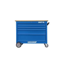 Gedore roller workbench - with 5 drawers - drawer height 3x 75 mm, 1x 155 mm and 1x 235 mm