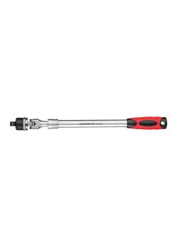 GEDORE red telescopic ratchet - 1/2 inch - articulated extendable from 430 to 580 mm