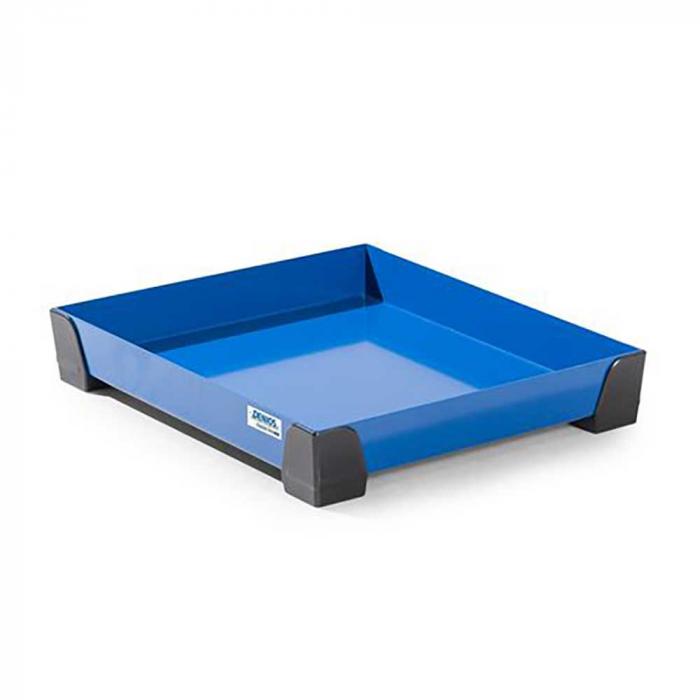 Classic-line small container tray - painted steel - without perforated plate