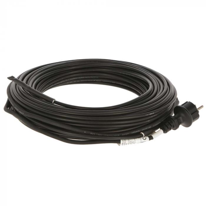 Niezamarzający kabel grzejny do rynien i rur - z termostatem - 5 do 50 m - 100 do 1000 W
