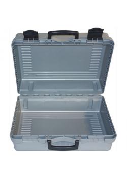 Boîte à outils - polypropylène - couleur argent - 425 x 342 x 190 mm