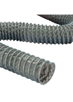 PVC clamping profile hose CP PVC 466 HT - inner Ø 38 to 1,016 mm - length up to 6 m - price per meter or per roll