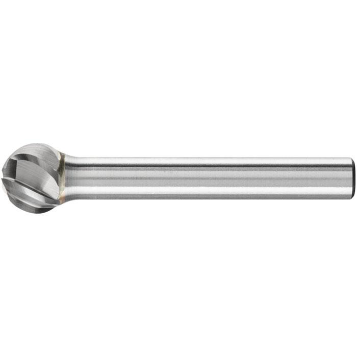 Burrs - Cheval - carbure - diamètre de la tige 6 mm - forme sphérique - pour l'aluminium