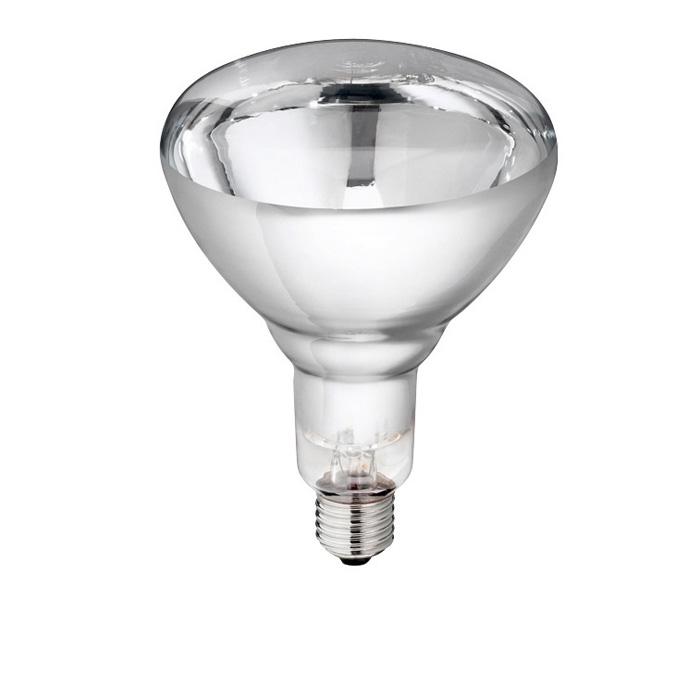 Infrared lamp - Philips - tempered glass - 150 to 250 W