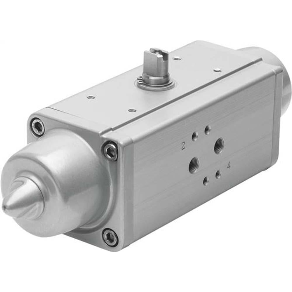 FESTO - DAPS-0053-RS - Attuatore angolare - Alluminio - 90° - Misura 53 - Pressione di collegamento da 2,8 a 5,6 bar - Prezzo per pezzo