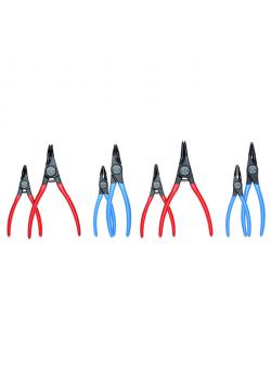 Assembly pliers set 8-piece - with straight and angled jaws