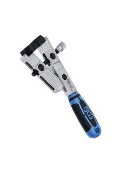 Axle boot clamp pliers - torque operation - 90 ° angled - chrome-molybdenum steel