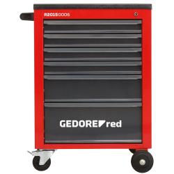 Gedore red Werkstattwagen - MECHANIC, mit 6 Schubladen - Maße (L x B x H) 500 x 720 x 910 mm