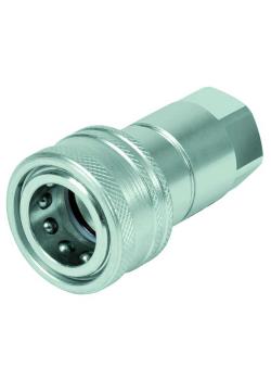Plug-in-koppling serie ST-ANV - uttag - förkromad stål - DN 6 till 25 - invändig gänga - PN upp till 350 bar