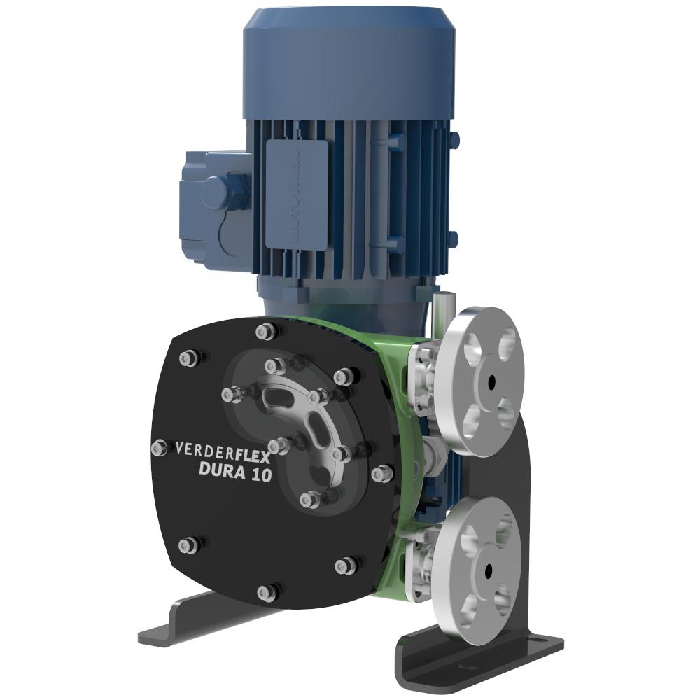 Pompe péristaltique Verderflex Dura10 - 6 bar - 0,18 à 0,55 kW - 32 à 129 l/h - Tuyau NR/NBR/NBRF/EPDM