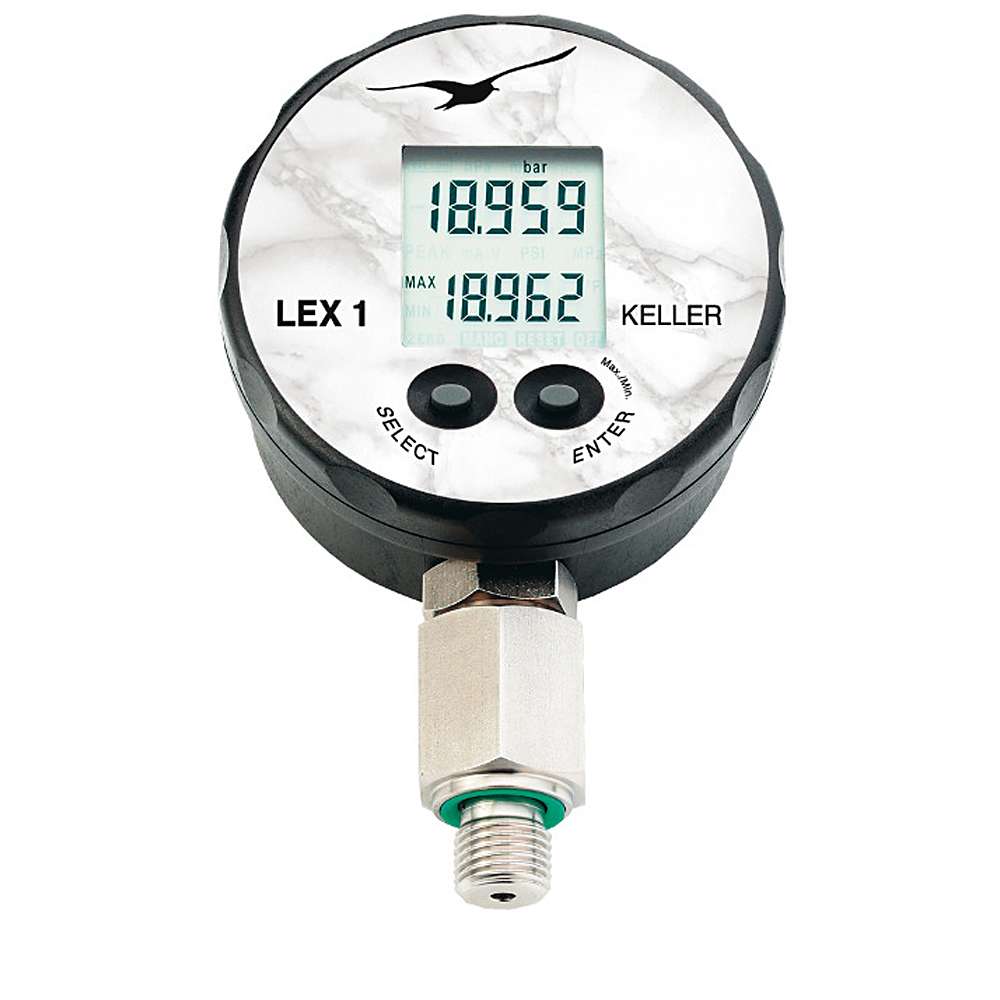 Manometro digitale tipo LEX 1 - Range di pressione fino a 1000 bar - Precisione - ≤ ± 0,05% FS - Grado di protezione IP65