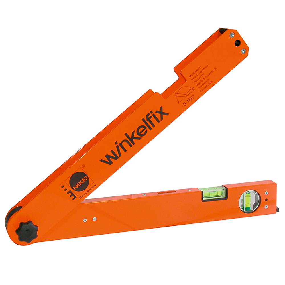 Przyrząd do pomiaru kąta Nedo "Winkelfix mini i maxi" - analogowy - długość nóg do 600 mm