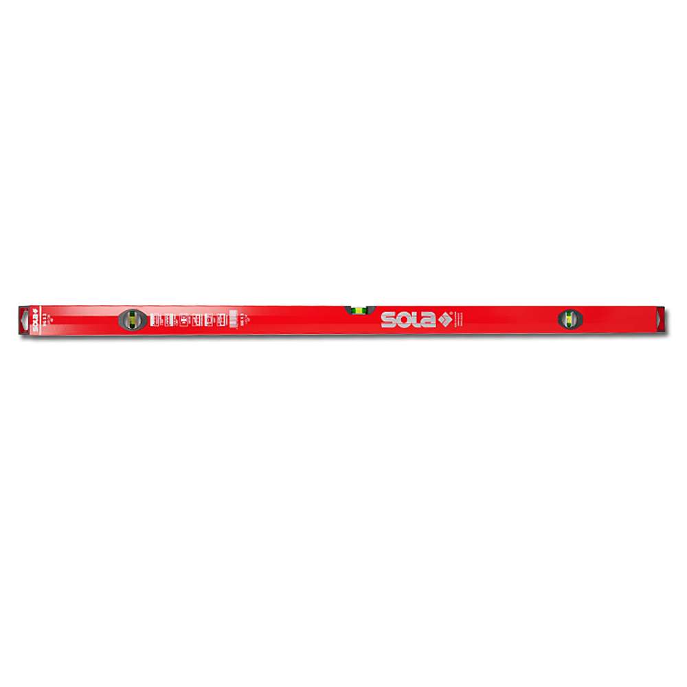 Sola Livella In Alluminio Pressofuso 25 Cm – Colore Rosso, Alta Precisione, Robusta
