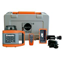 Rotationslaser SIRIUS 1 HV - Laserklasse 3R oder 2 - inkl. Laserempfänger ACCEPTOR MAXX - im Transportkoffer