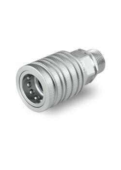 ValConÂ® plug-in coupling series VC-PP - socket - chrome-plated steel - DN 12 - IG or AG G 1/2 "to M22 x 1.5 mm - PN 300