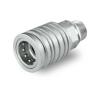 ValConÂ® plug-in coupling series VC-PP - socket - chrome-plated steel - DN 12 - IG or AG G 1/2 "to M22 x 1.5 mm - PN 300
