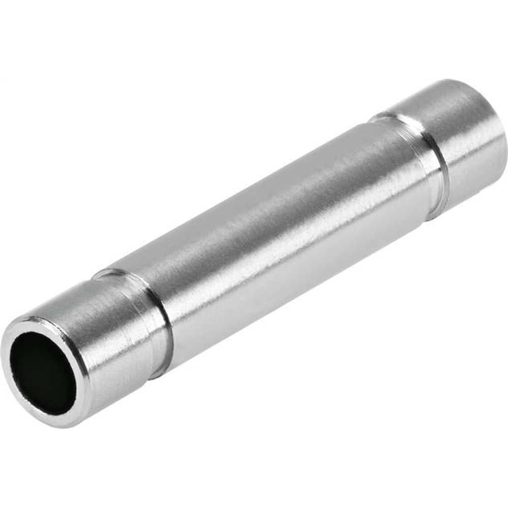 FESTO - NPQH-D - Push-in sleeve - Nickel-plated brass - Standard size - Nominal width 2 to 12 mm - PU 10 pieces - Price per PU