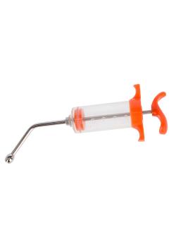 Nylon dosing syringe with input cannula - with filling scale - capacity 50 ml