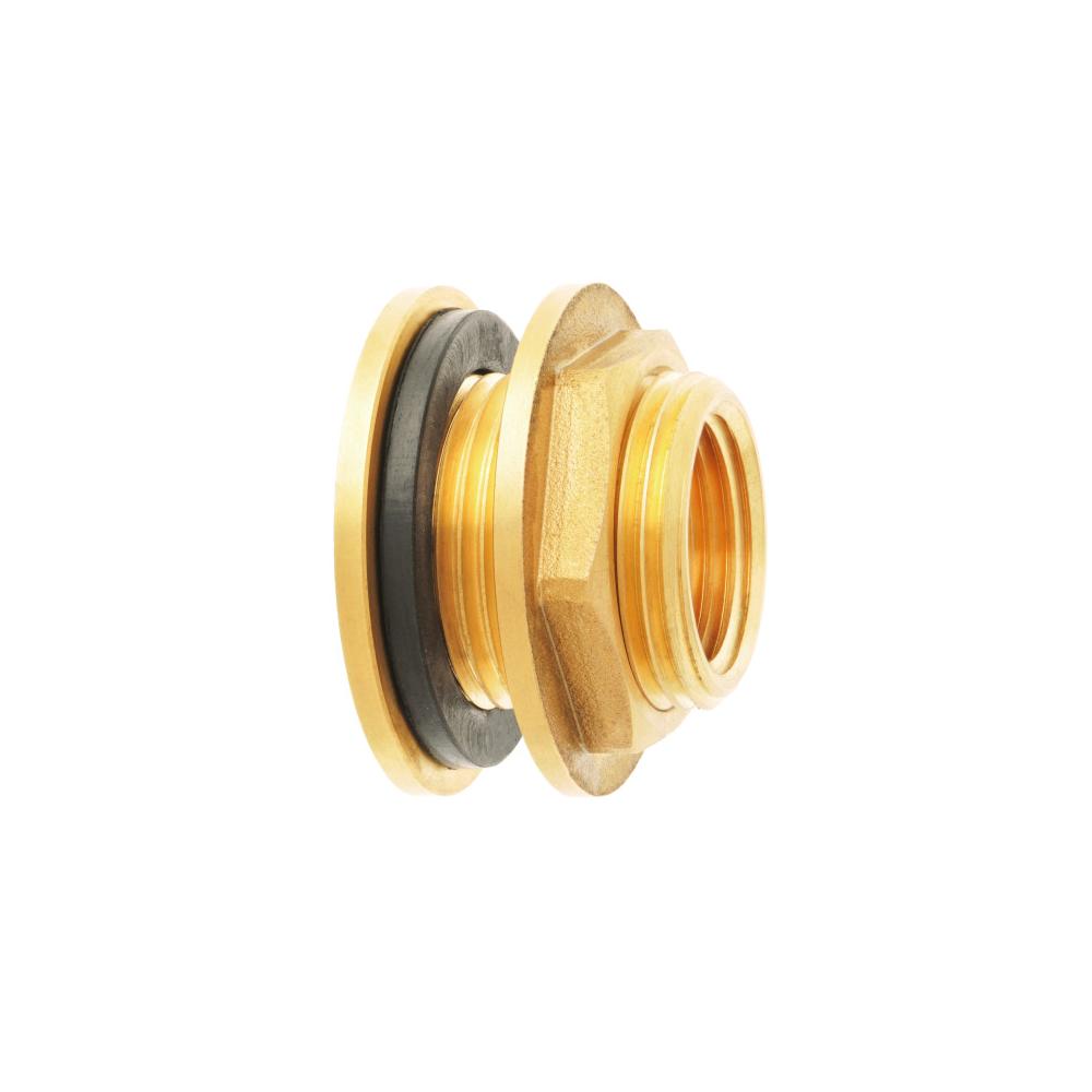 GEKA® - Rain barrel connection - Brass - Female thread G1/2 or G3/4 to male thread G3/4 or G1 - PU 1 piece - Price per piece