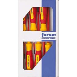 FORUM - Jeu de tournevis - slim - VDE - 6 pièces - Prix par set