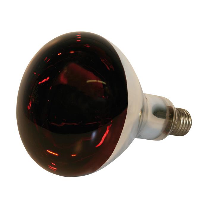 Värmelampa - infraröd - härdat glas - 150 till 250 W