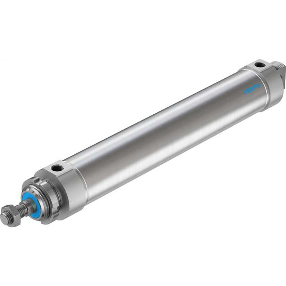 FESTO - DSNU-P-A - Vérins ronds - ISO 6432 - amortissement élastique des deux côtés - jusqu'à 10 bar - Ø piston 8 à 63 mm - course 10 à 500 mm