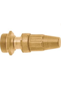 GEKAÂ® plus spray nozzle - with external thread - G 3/4 - brass - mouthpiece bore Ã˜ 5 mm - price per piece